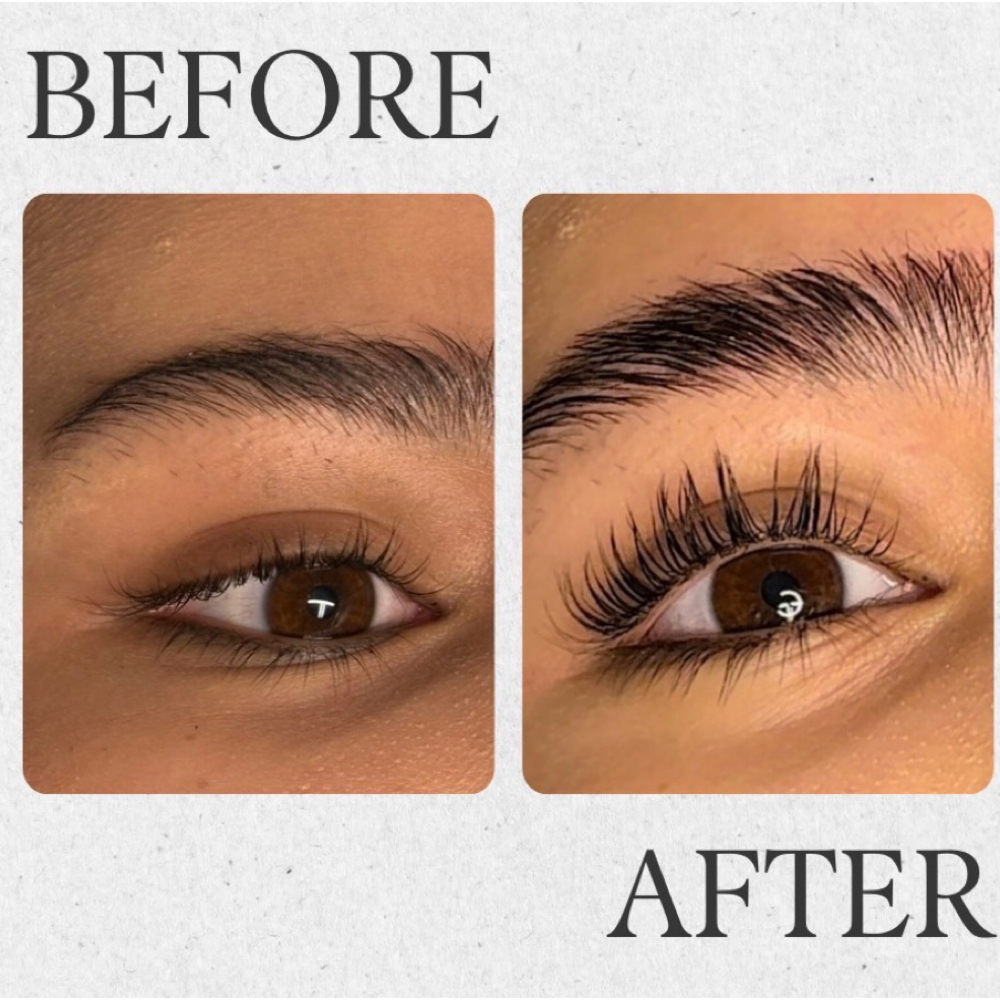 Signature Korean lash lift and tint at PureGraceAesthetics in Port St. lucie, FL