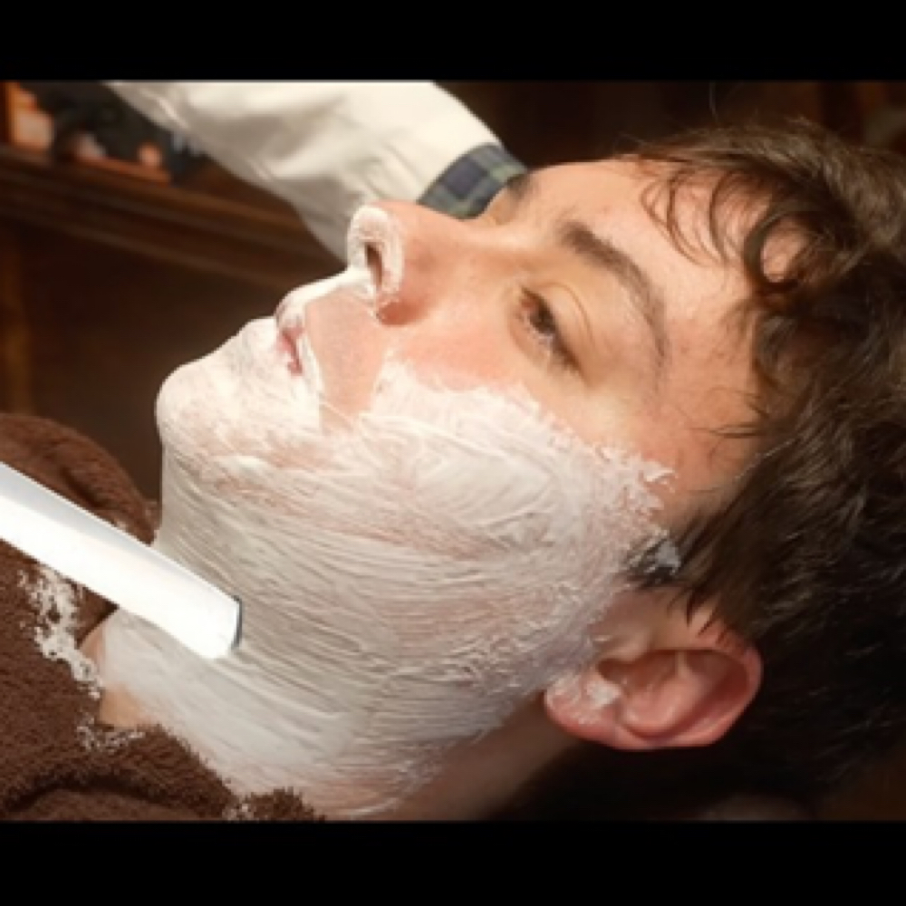 Straight Razor Face Shave at Beard Daddy Barber in Colorado Springs, CO
