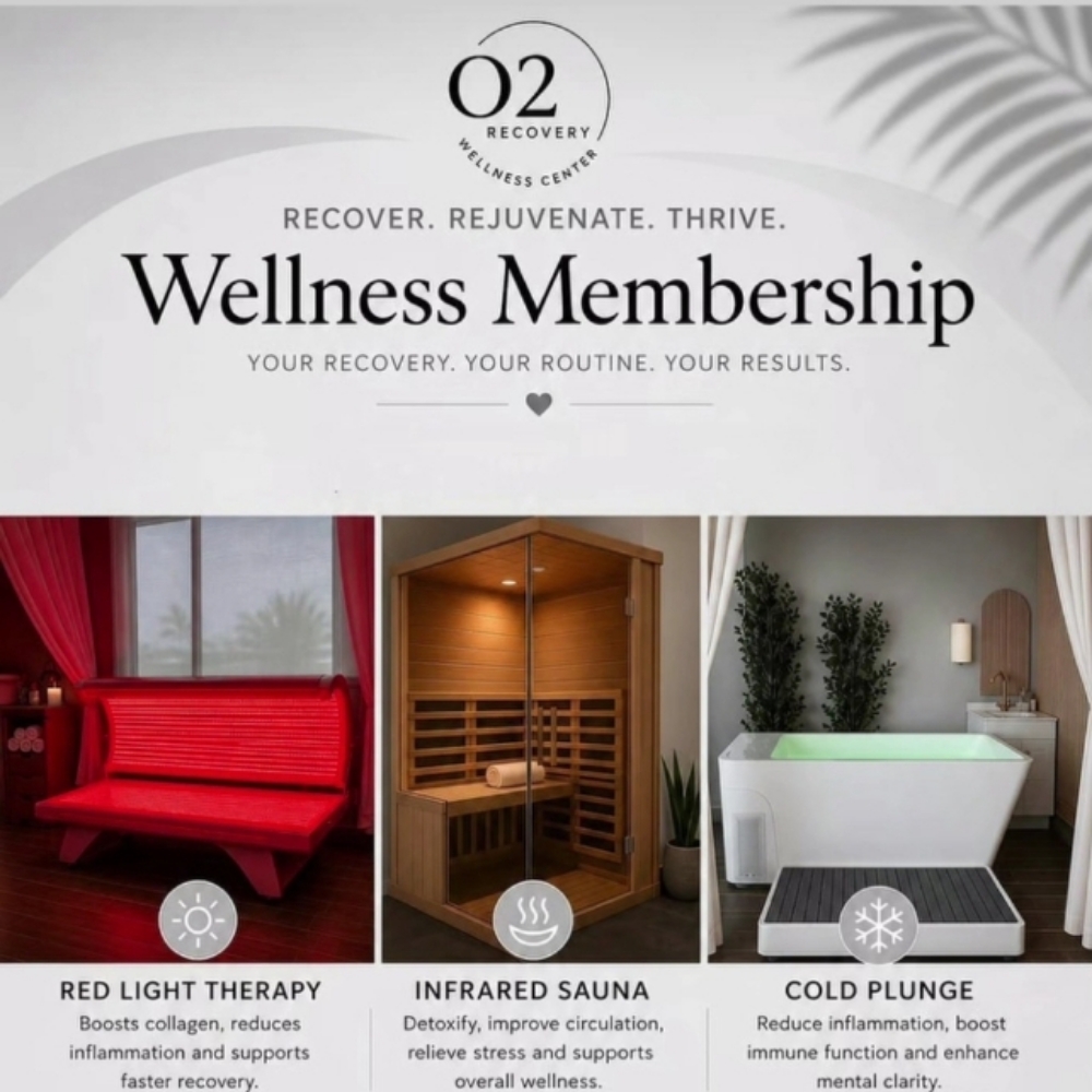 Membership at O2 Recovery Wellness Center in Yuma, AZ