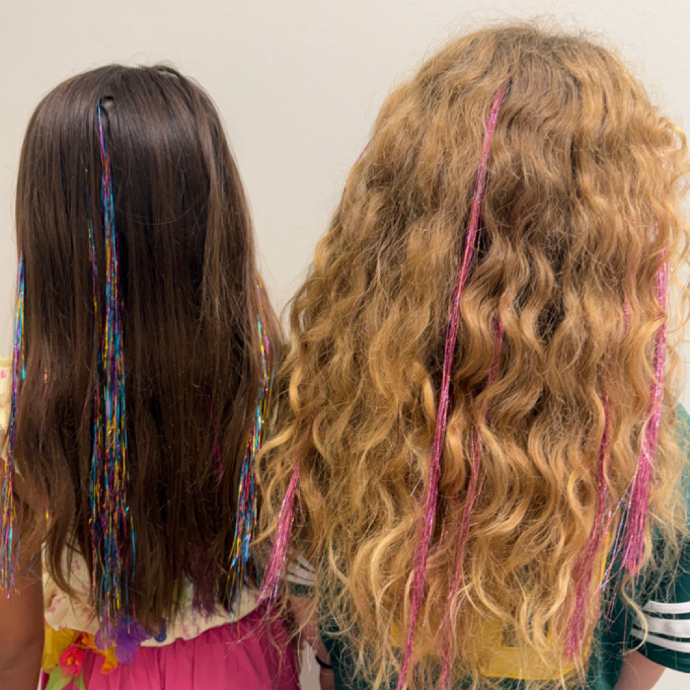 Tinsel extension (1 Color) at Enhance Beauty by Rebecca in Jonesboro, AR