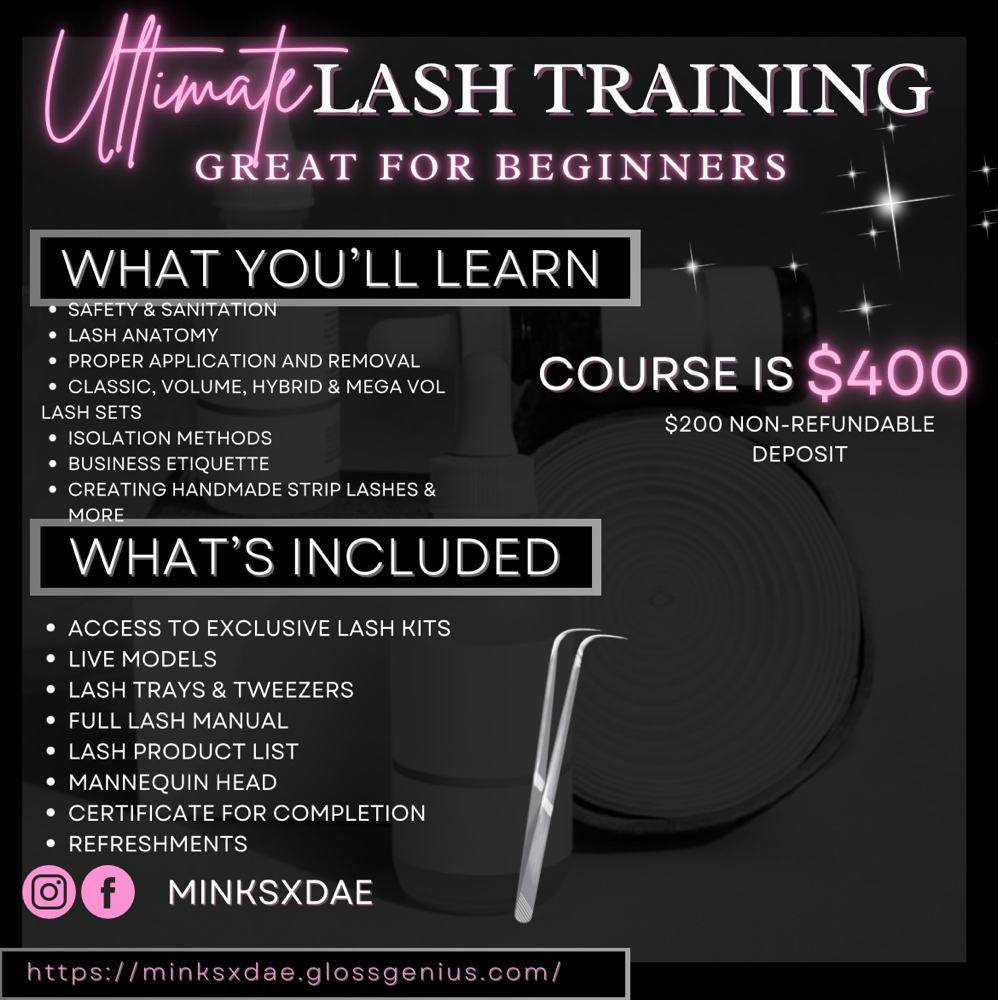 1:1 Lash Course