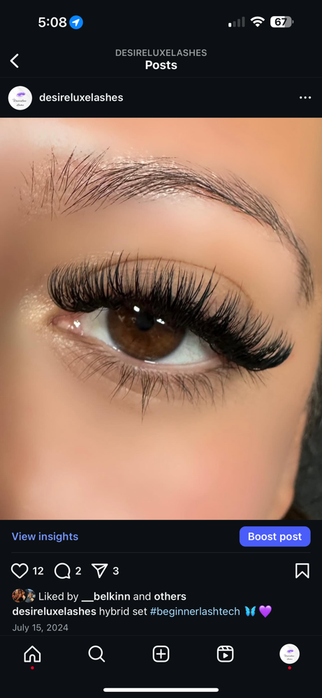 Hybrid Lashes
