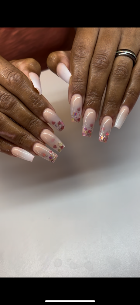 Ombré Acrylic Fullset at The Nail Edit in Pittsburgh, PA