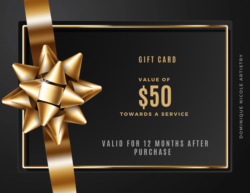$50 Gift Card at Dominique Nicole Artistry in Baltimore, MD
