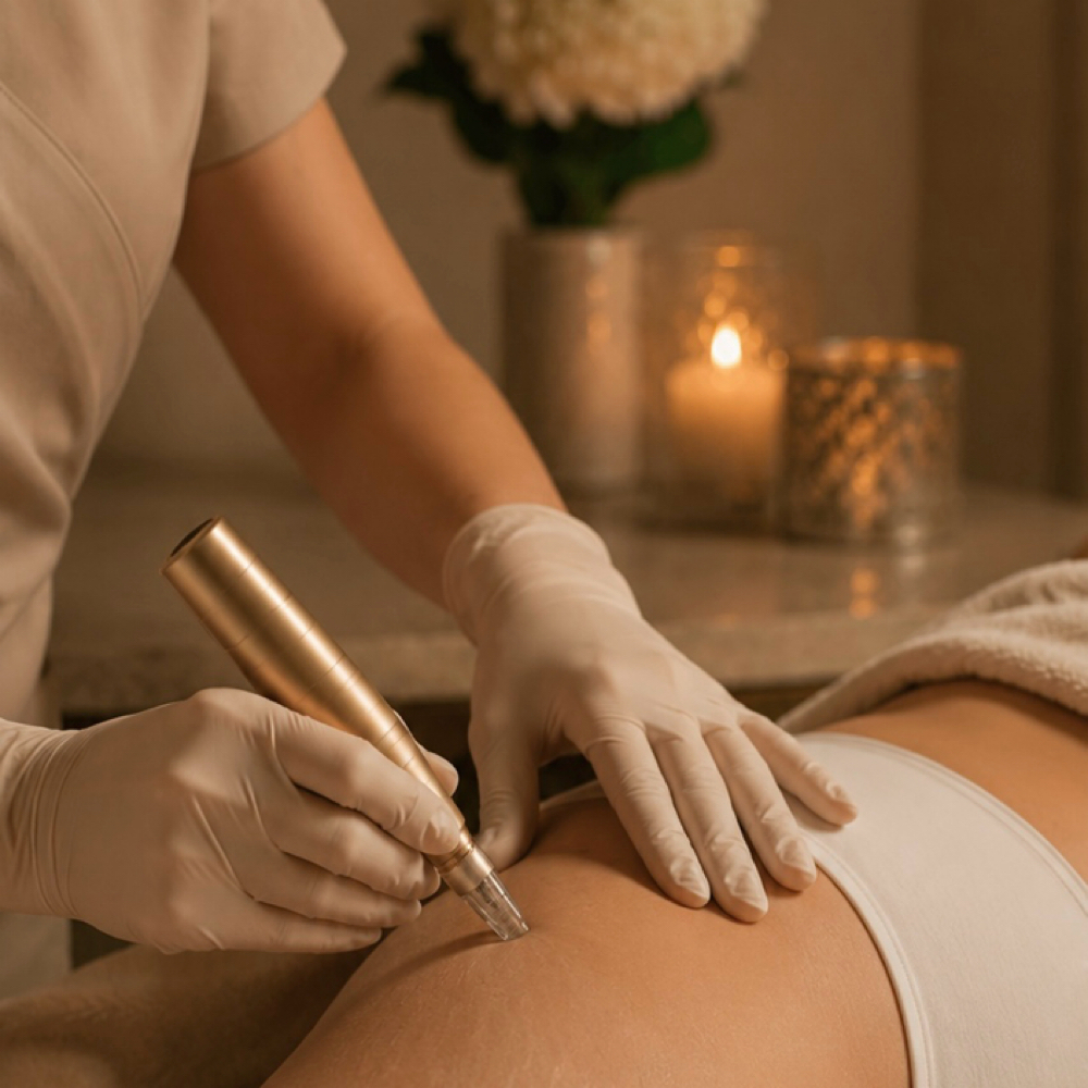 Stretch Mark/Scar Camo: Follow up at Skin Aesthetics Med Spa in Warwick, RI