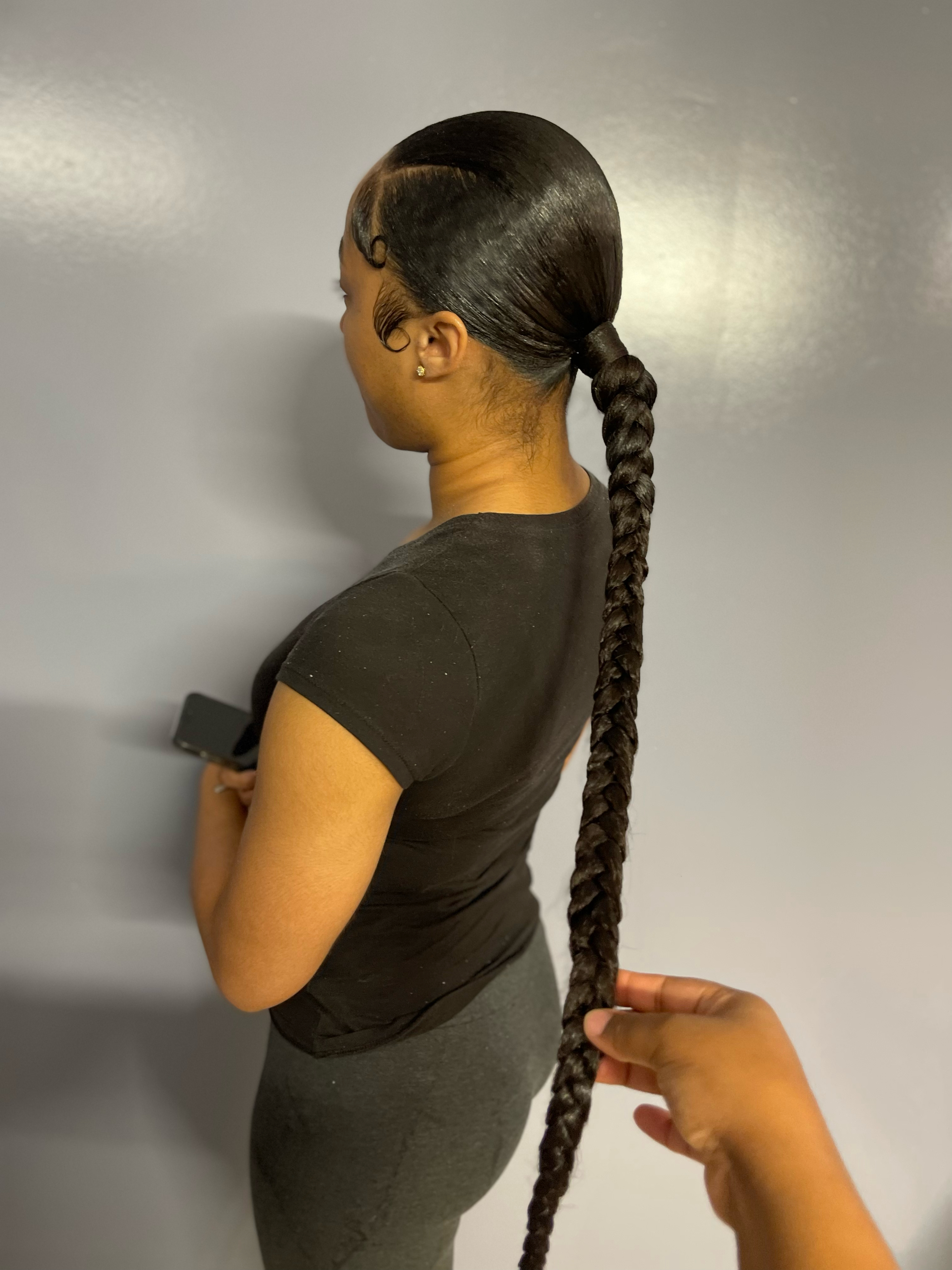 Braided pony
