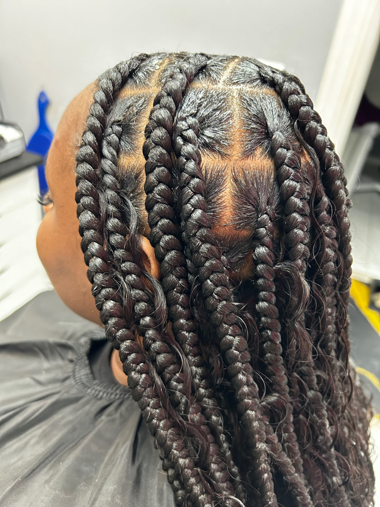 Kids Jumbo Knotless Braids