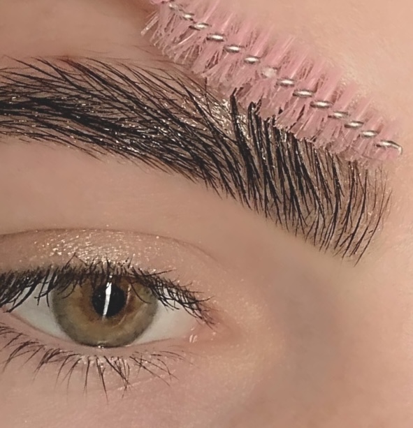 brow wax + tint
