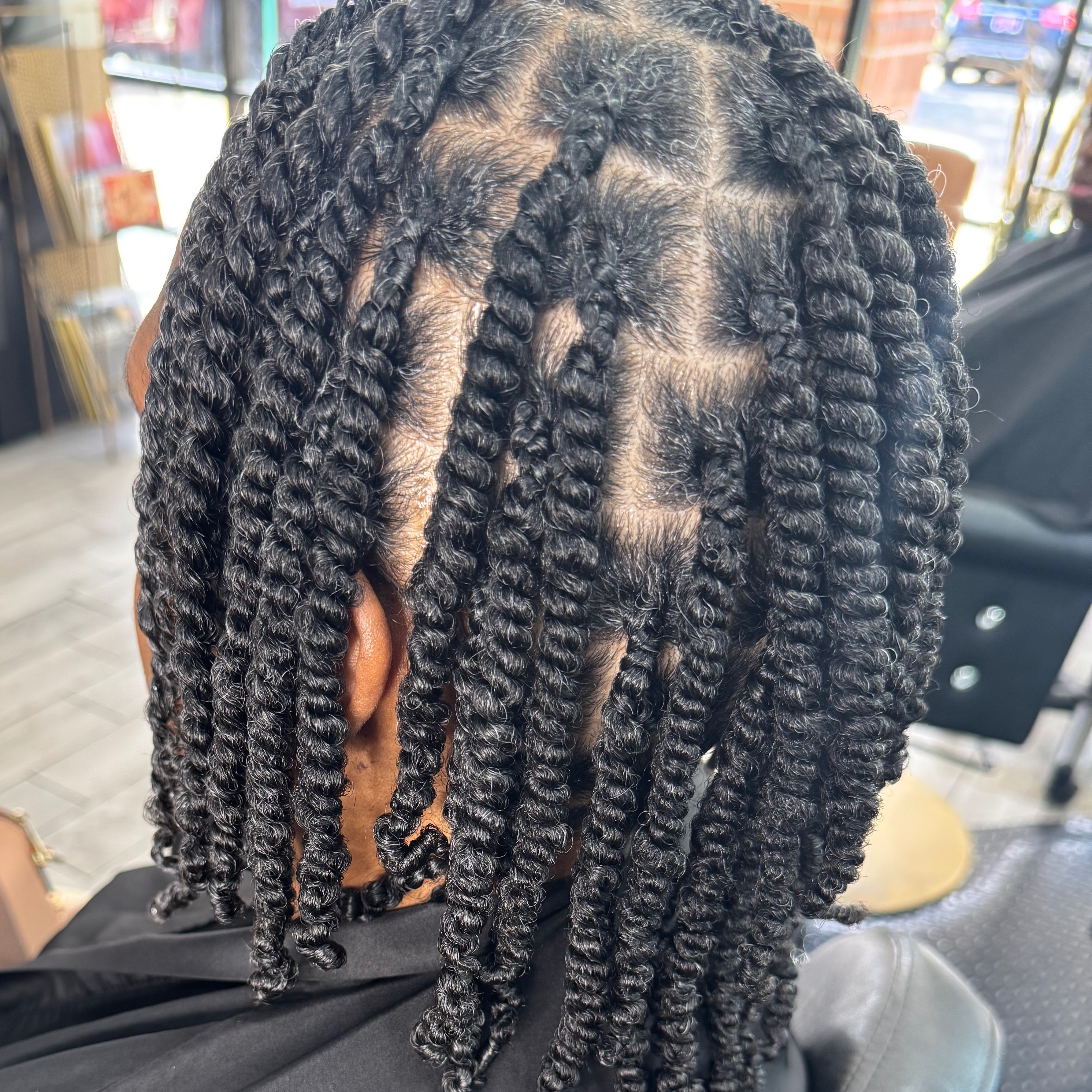 Two strand Twists/Plaits at Curls Avenue Salon in Memphis, TN