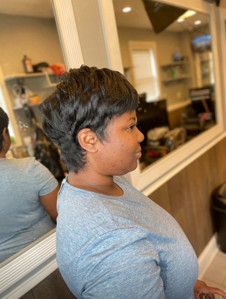 Big Chop With Relaxed Short Styling