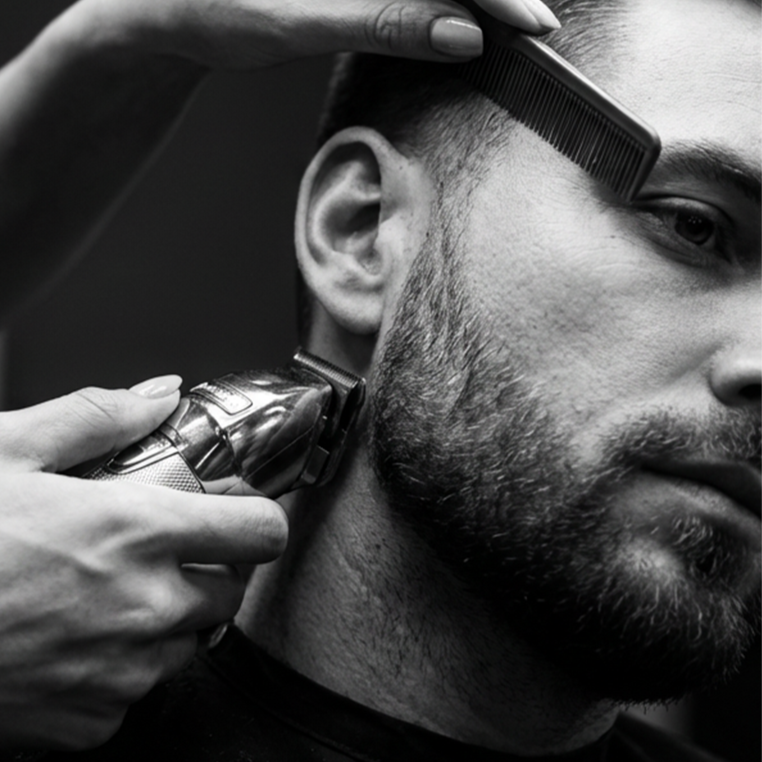Neck Trim at Scissors & Razors Men’s Grooming Studio in Huntersville, NC