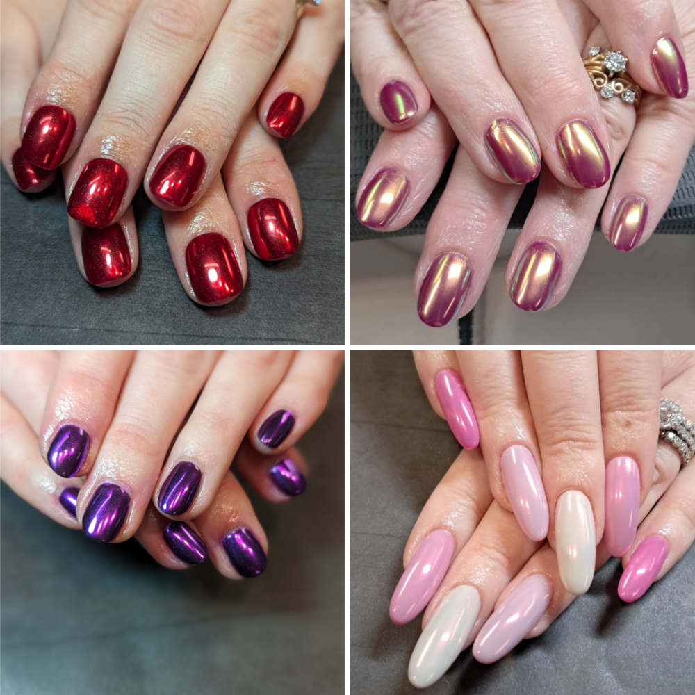 Gel Polish On Natural Nails Chrome