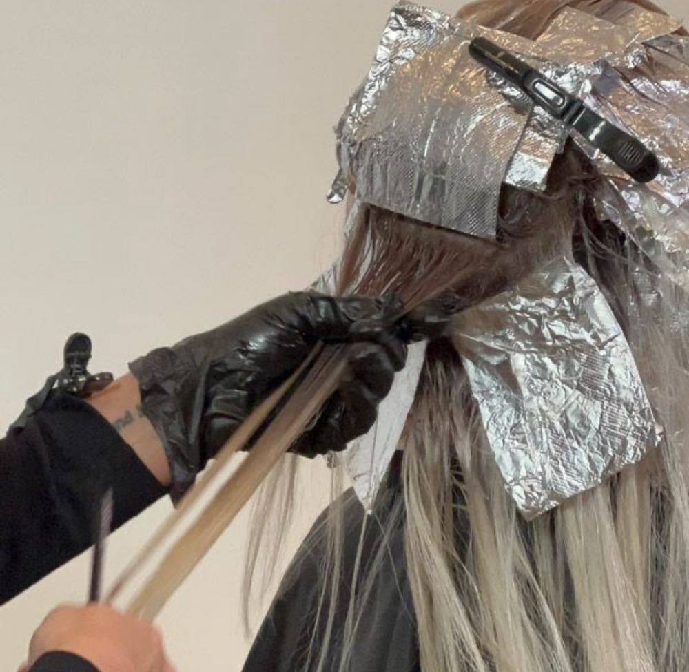 Full Foil at Blonde Haven Hair Co. in Evansville, IN