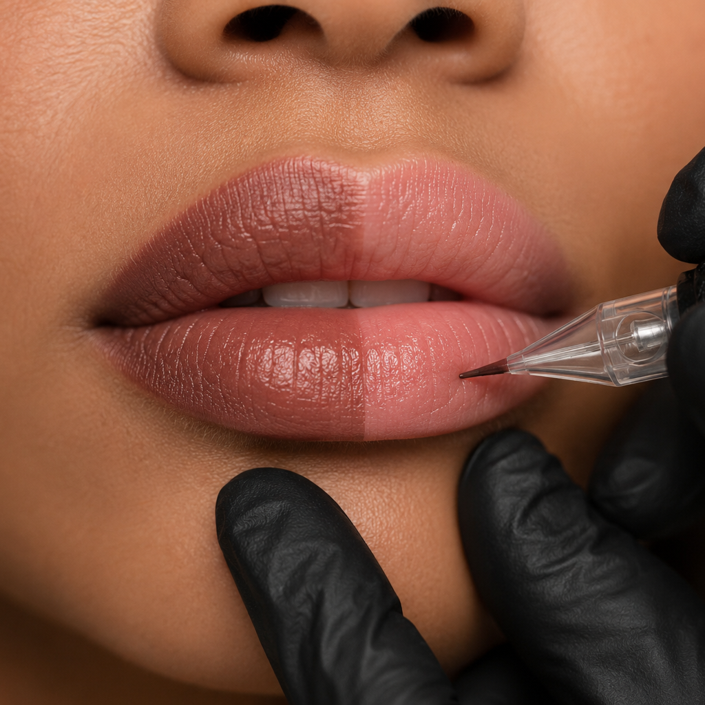 Lip Neutralization at Unveil PMU Studio in new york, NY
