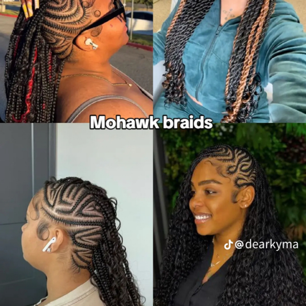 Mohawk Braid at Apple Hair Braiding in New Haven, CT