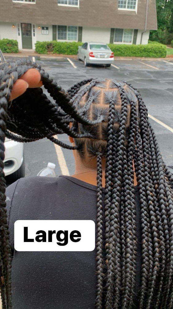 Large Thigh Leng Box Braids