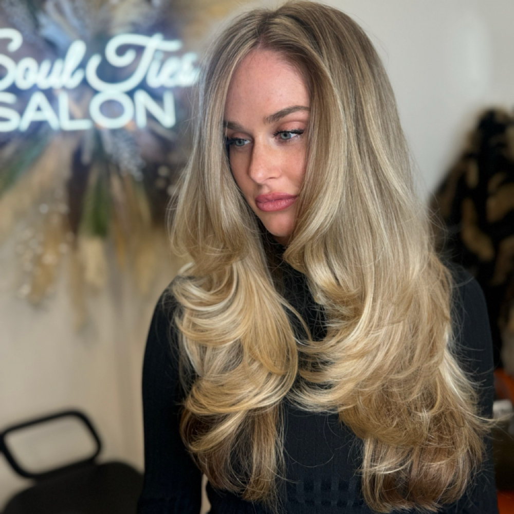 Partial Balyage at Soul Ties Salon in Wall Township, NJ