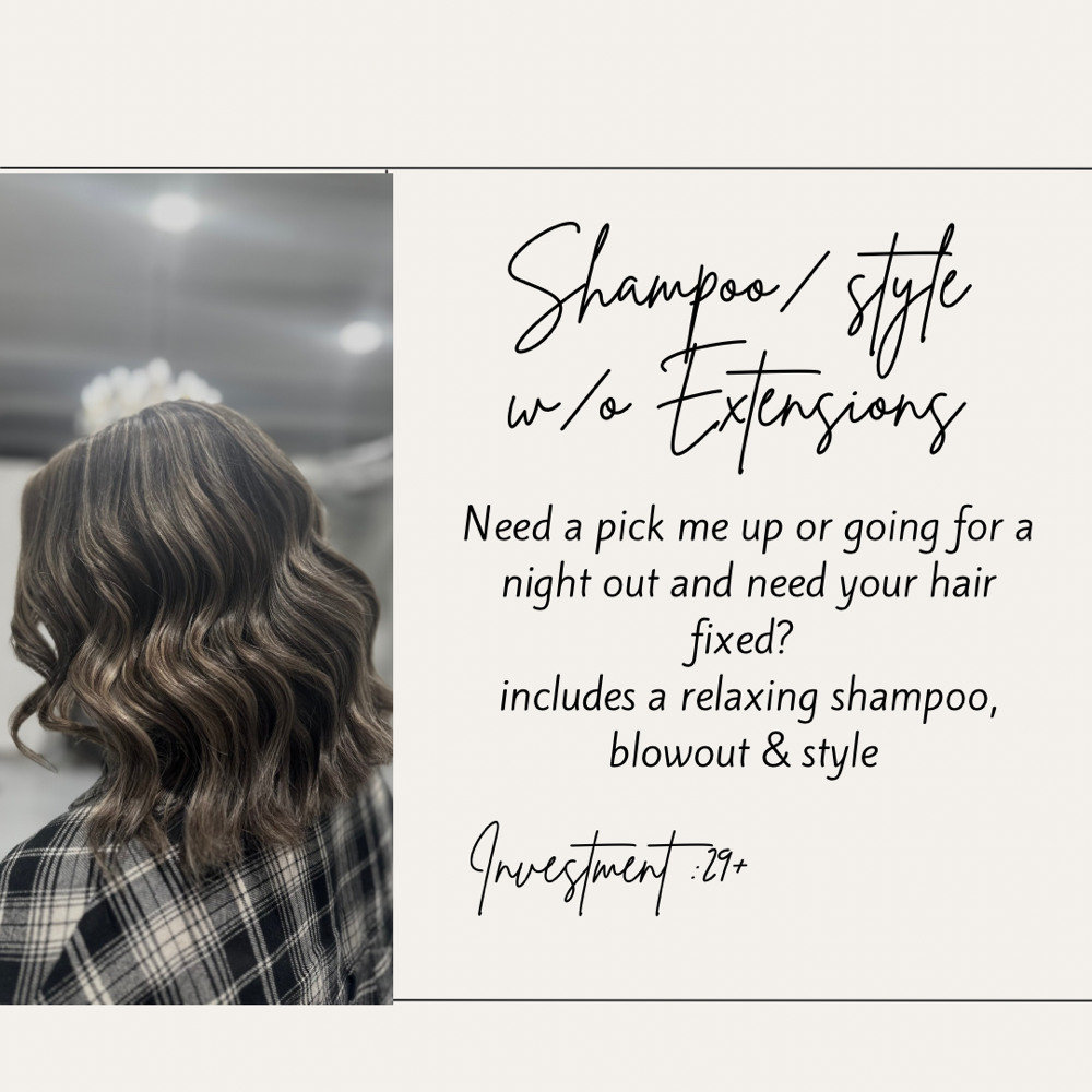 Shampoo/ Style W/ O Extensions at Locks By Ang in Vidor, TX