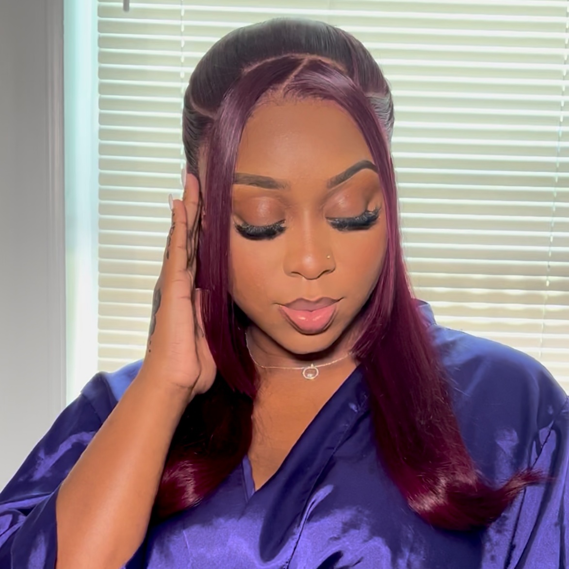 Frontal Wig Install at HairByAfricana in The Bronx, NY