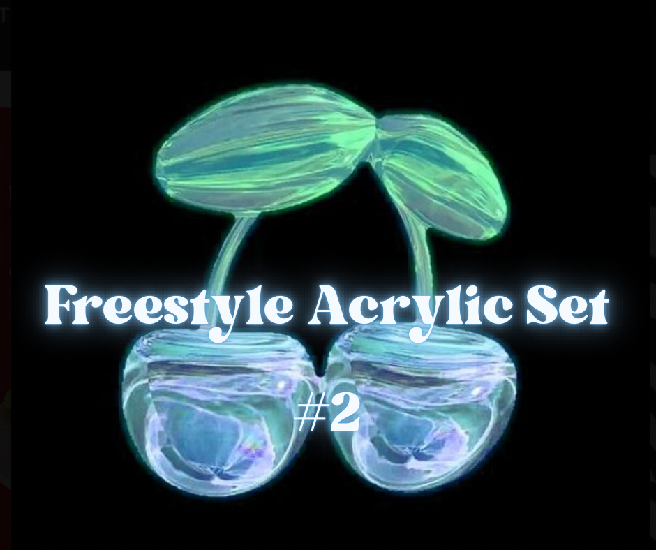 Freestyle Acrylic Nail Set #2 (XL)