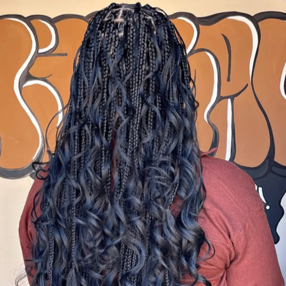 French Curl Hair (add On) at Mejko braid studio in Long Beach, CA