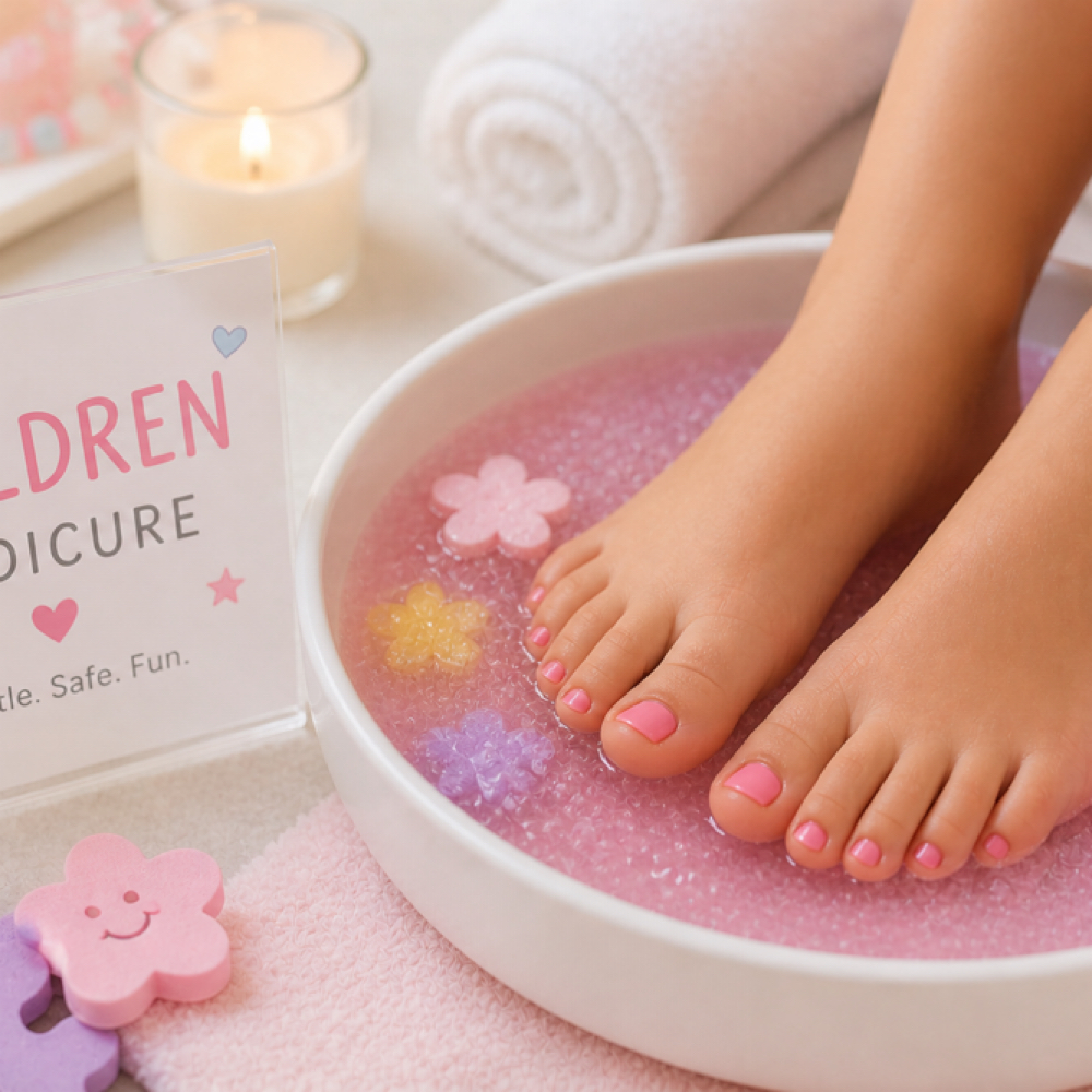 Children’s Pedicure at Rosy’s Mobile Nail Care in Lakeland, FL