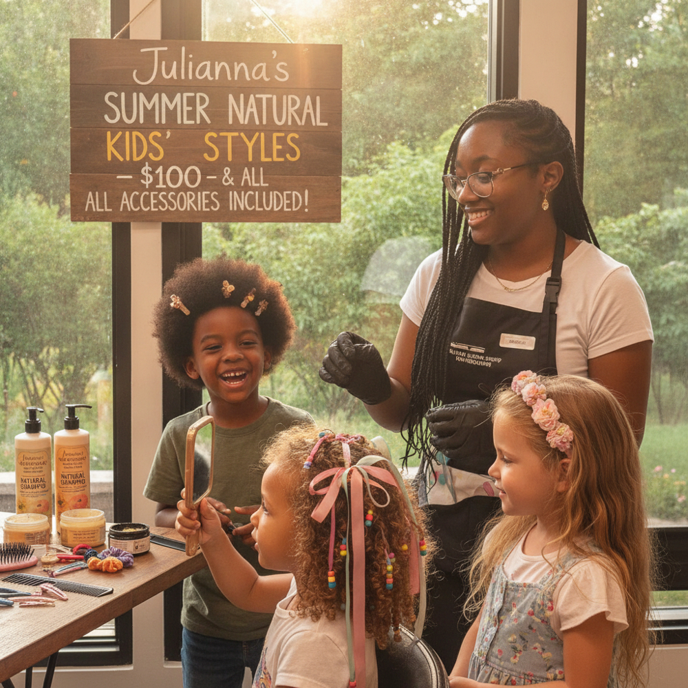 KIDS BRAID SPECIAL at Honeycomb in Rockford, IL