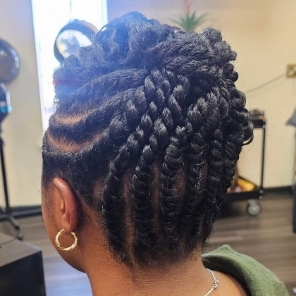 Natural Updo at Tranquil Touch in Harker Heights, TX