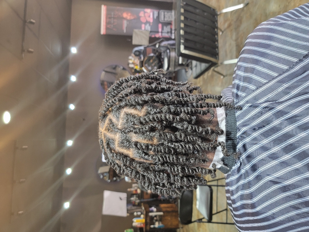 2 Strand Twist at Charlie Knova the Barber in Stockbridge, GA