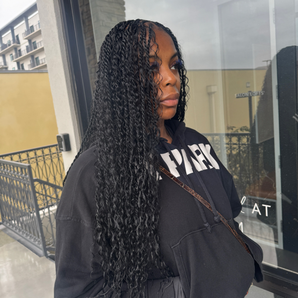 Knotless Twits Boho at Fifi in Houston, TX