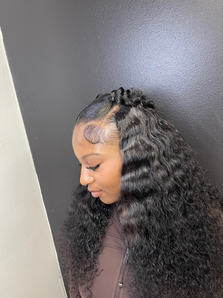 Up / Down styled in front at Hair Styles By Madi in Oakpark, MI