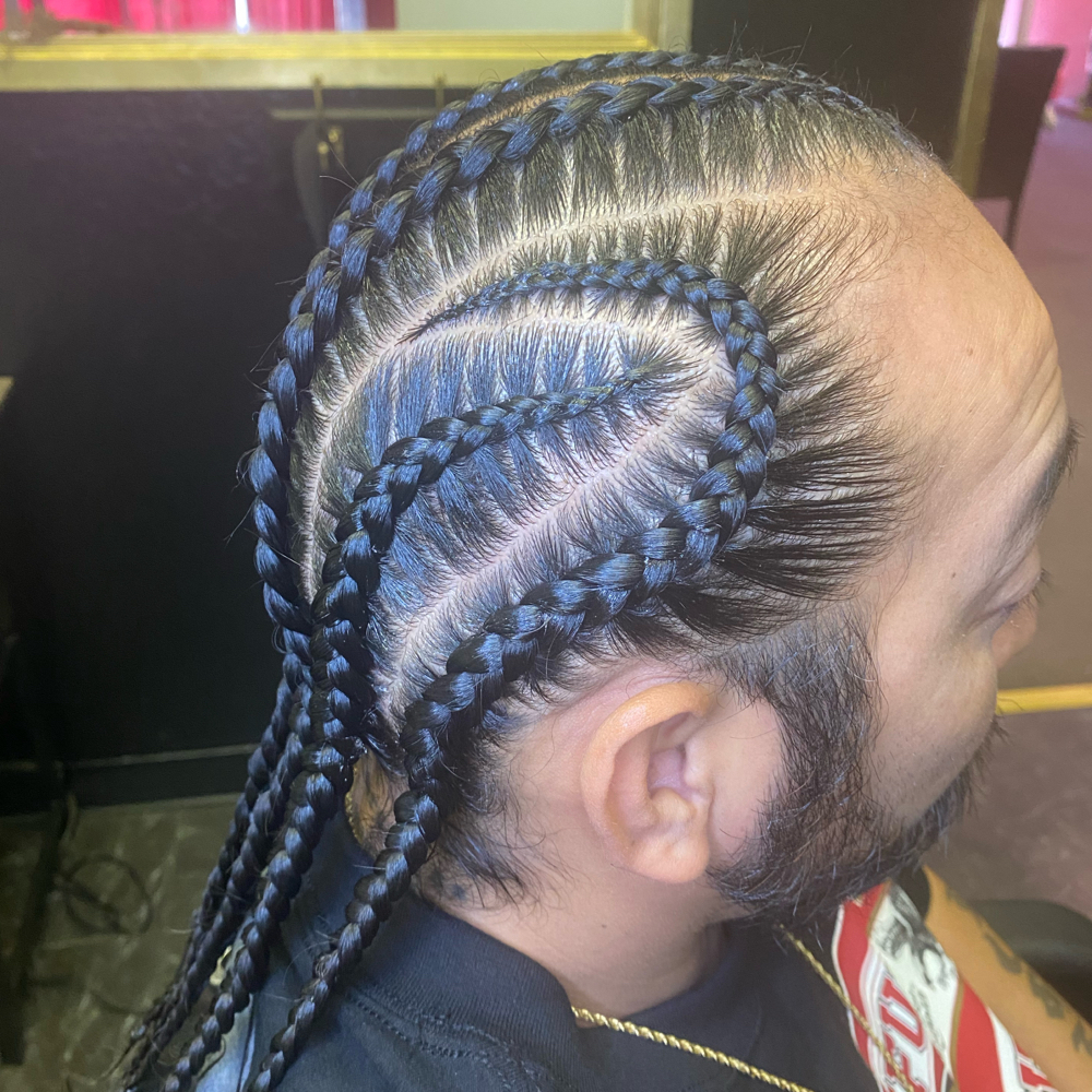 6 Braids Simple Design