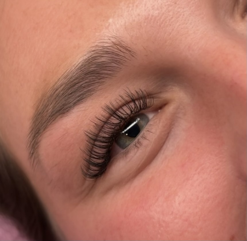 Hybrid Full Set Lash Extensions at Bloom Babe Beauty Bar in Laporte, IN