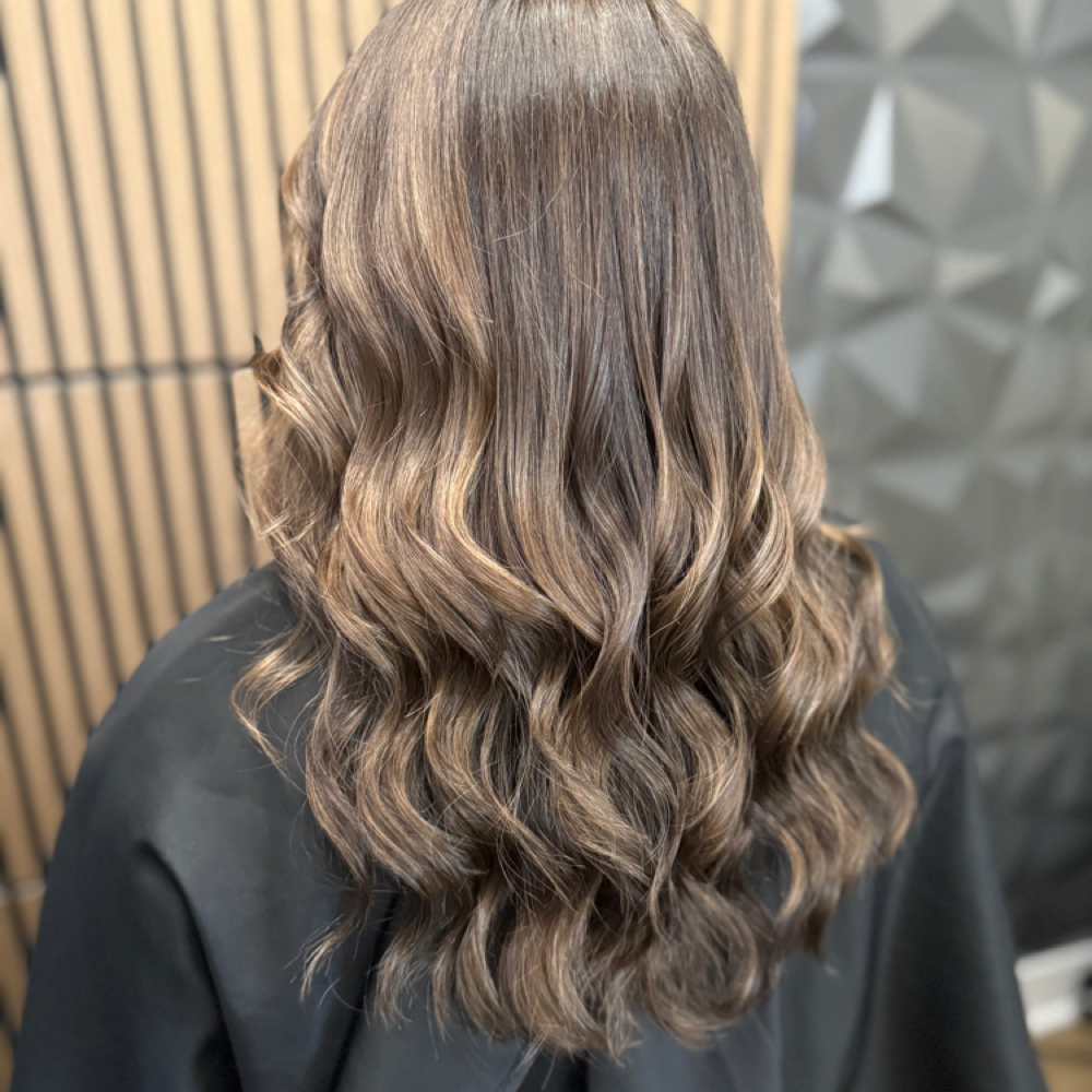 Half Head Balayage at Abby’s Glam Studio in Callahan, FL