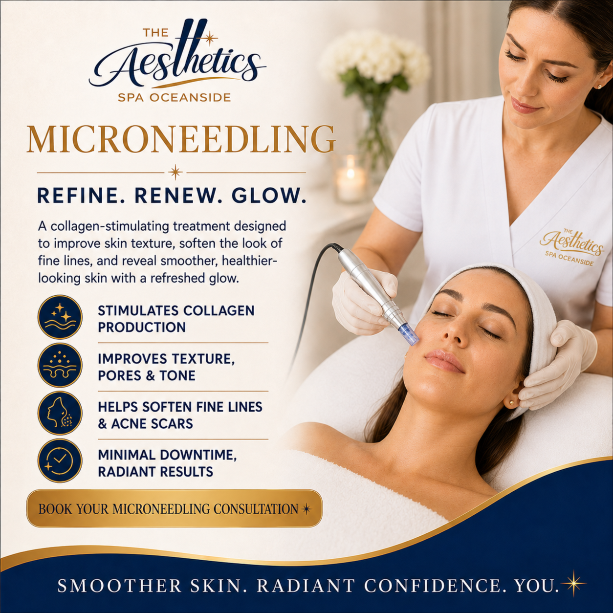 Microneedling at The Aesthetics Spa in Oceanside, NY