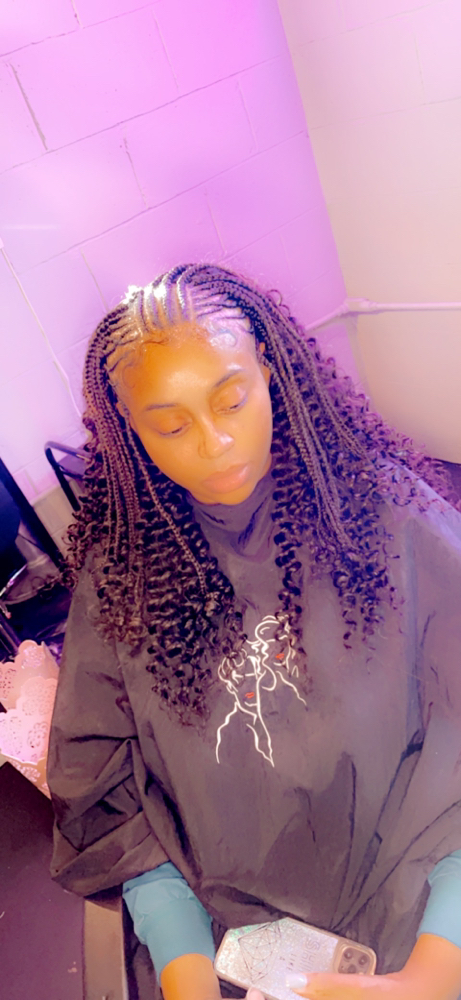 Small Braids & Sew In