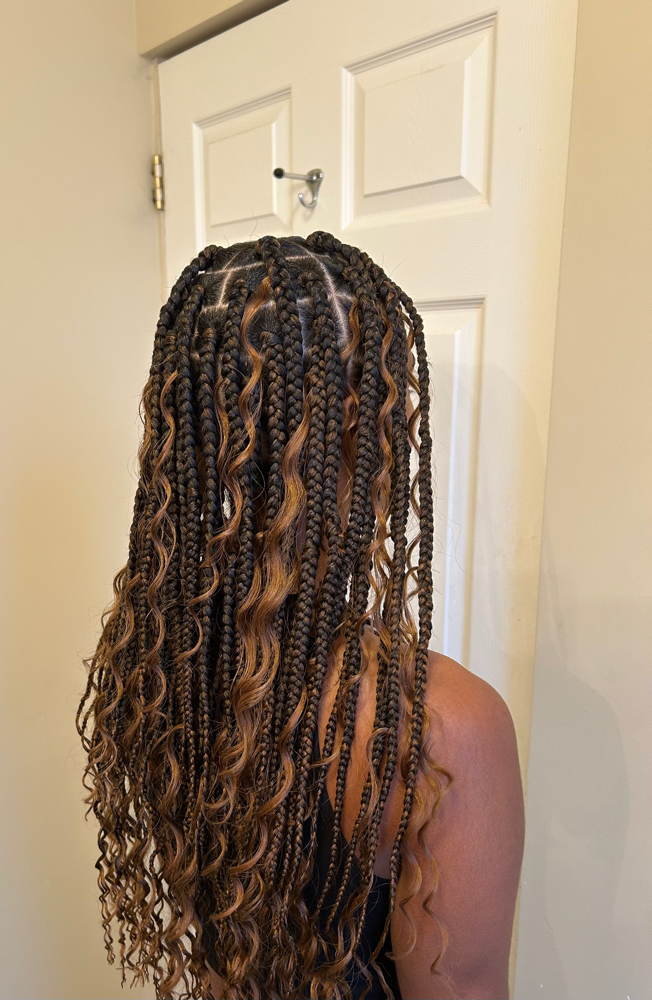 Boho Knotless at Jade House of Beauty in Bay City, MI