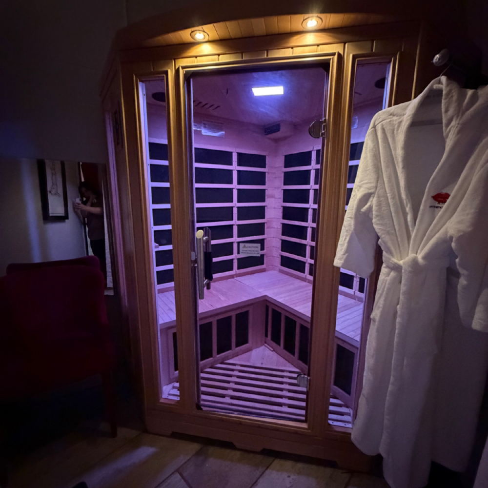 Sauna at KB Esthetic Spa Inc. in Dalton, GA