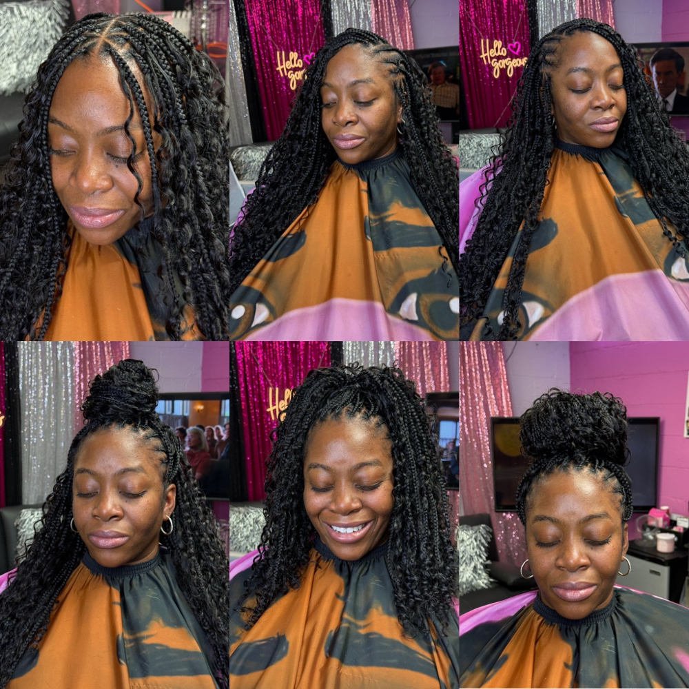 Versital Boho Flip Fulani Braids at Weaves On Wheels in Pittsburgh, PA