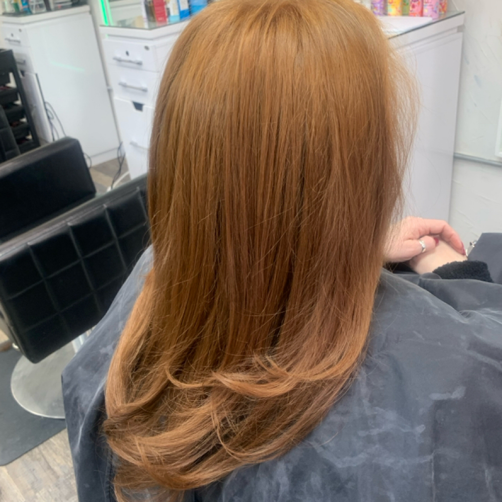 single process at Giselles hairstyle corp. in Bronx, NY