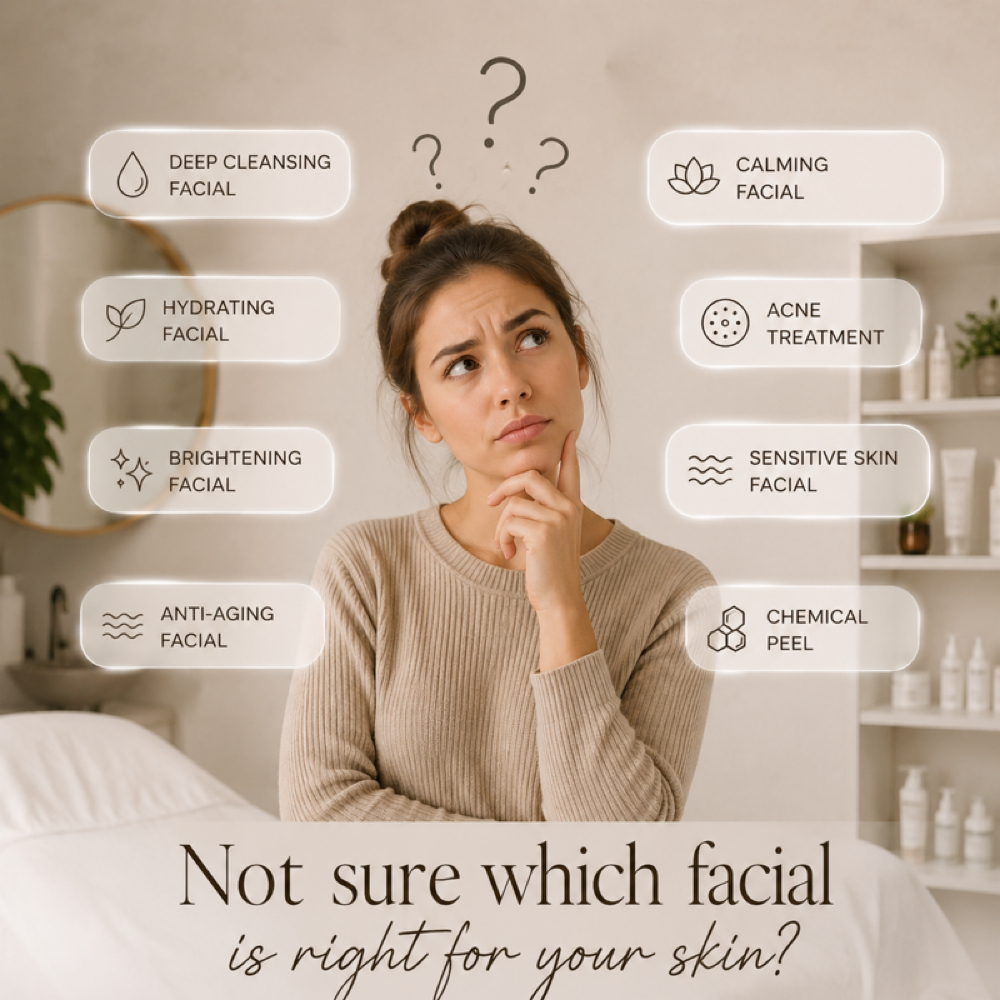 Not Sure Which Facial to Book? at Healthy skin by Alvina in Deerfield, IL