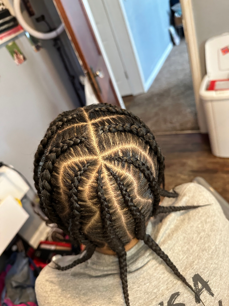 Men Stitch Design 10-15 Braids