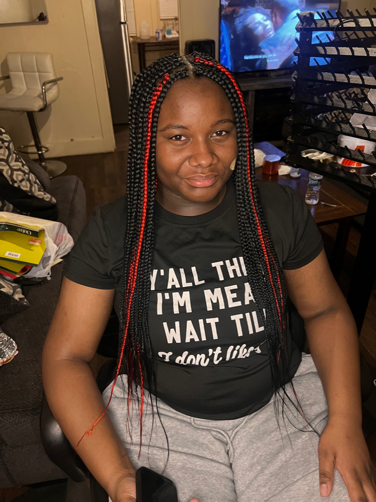 Medium Box Braids