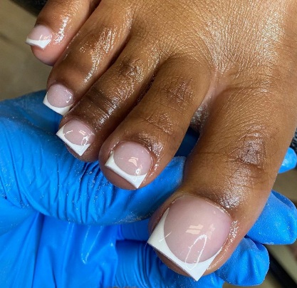 Acrylic Toe Fullset W/gel Only** at LuX Beauty Suite in Indianapolis, IN
