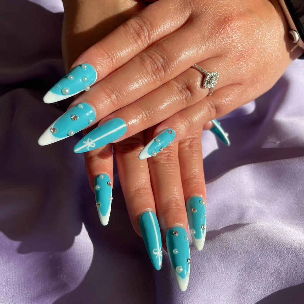 Hand Painted Nail Art