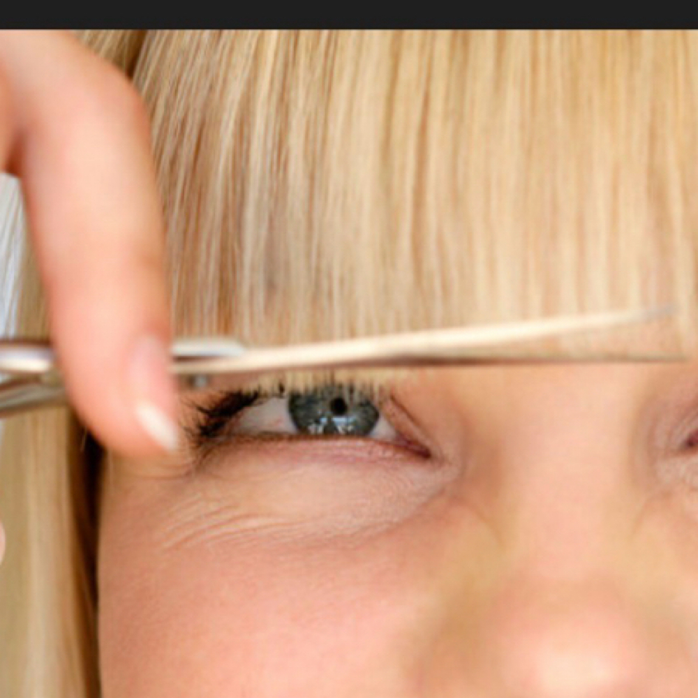 Bang Trim at Freeborn Hair Studio in Camden, DE