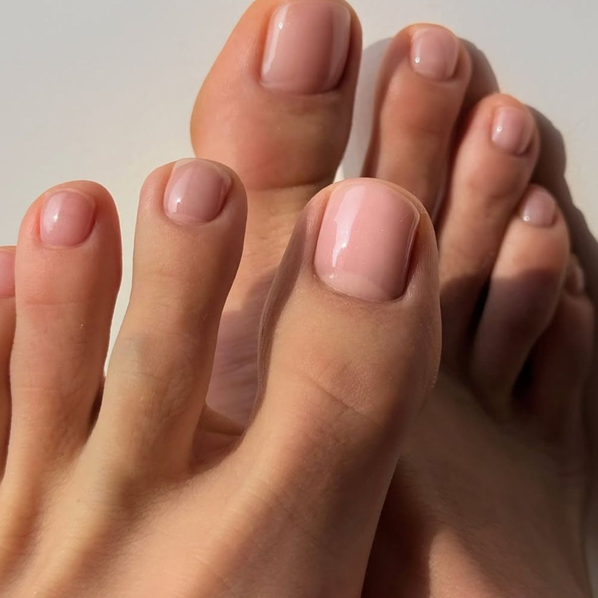 Regular polish pedicure at The Nailstation in San Francisco, CA