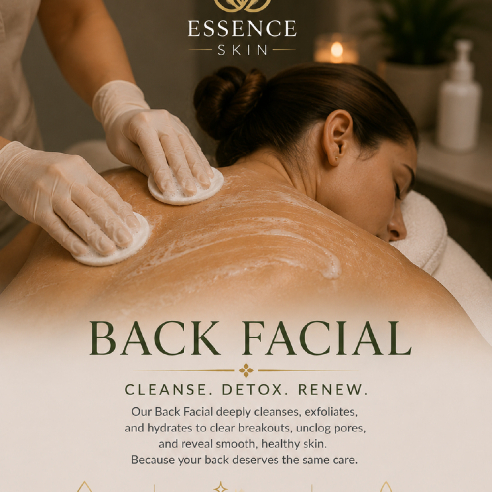 Back Facial at ESSENCE SKIN in Chelmsford, MA