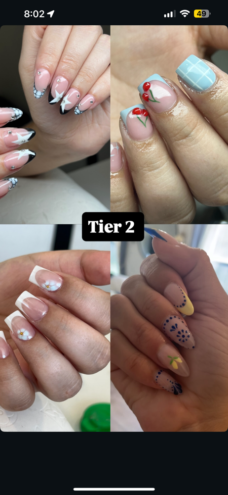 Tier 2 Design at Nailed by Hannah in Fort Walton Beach, FL