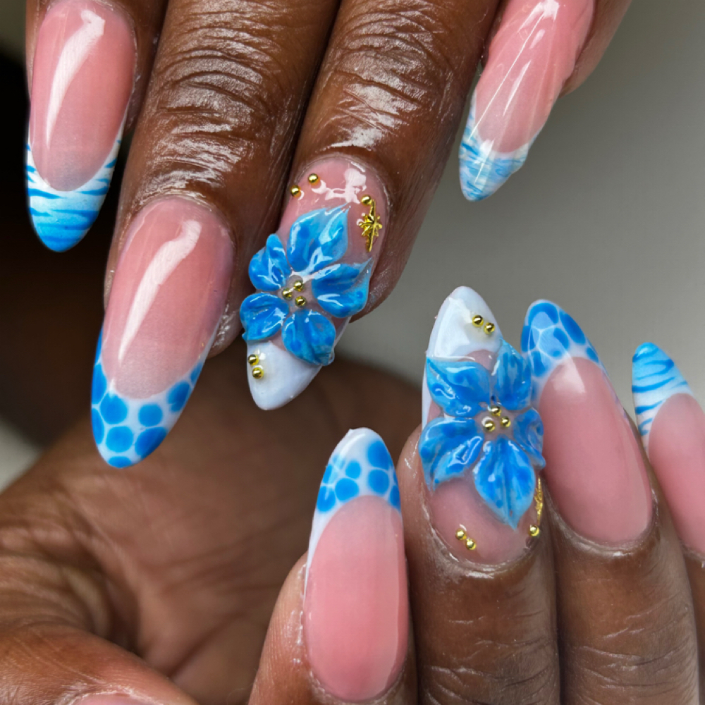 Detailed Nail Art Add-ons at The chic Nail House in Brooksville, FL